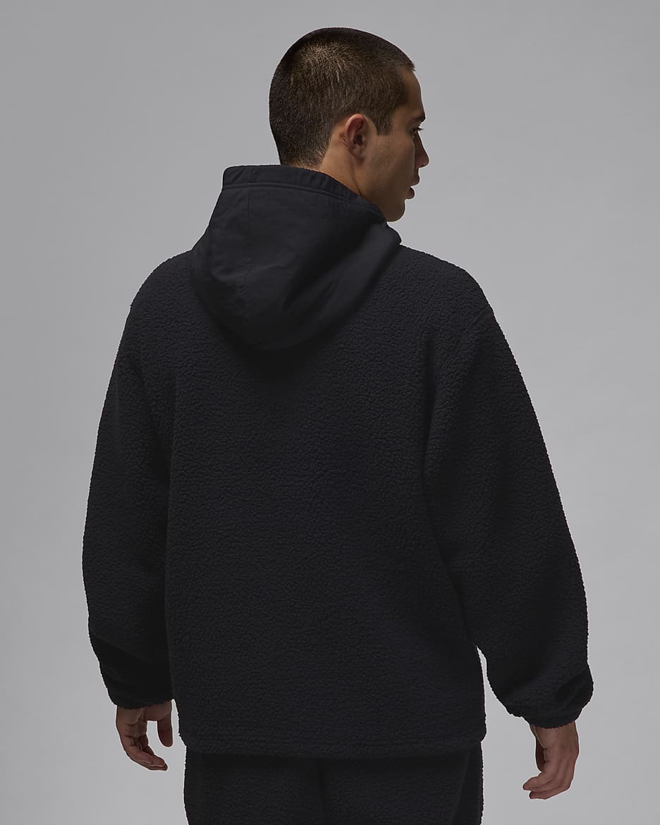 High pile fleece hoodie sale